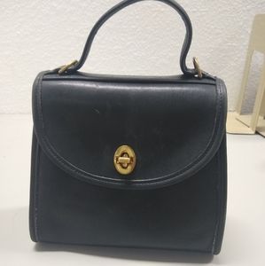 Coach leather hand bag